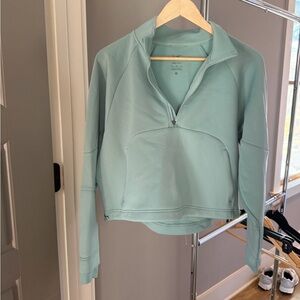 Nike Women's Aqua Quarter-Zip Sweatshirt